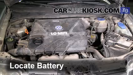 vw polo battery jump start